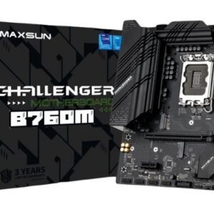 Материнская плата MAXSUN MS-Challenger B760M, LGA1700, Intel B760, mATX