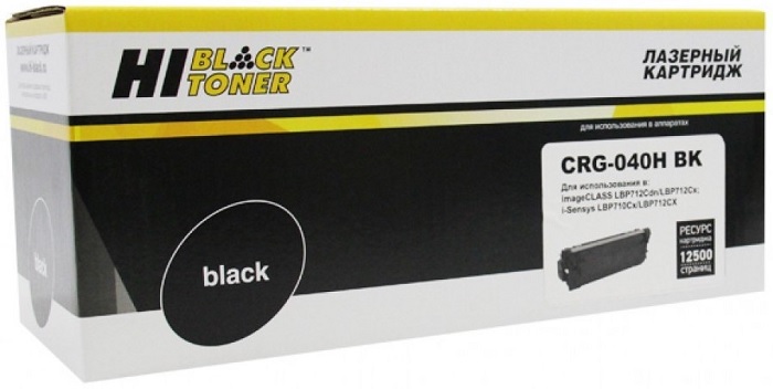 Тонер-картридж Hi-Black HB-№040H BK Черный