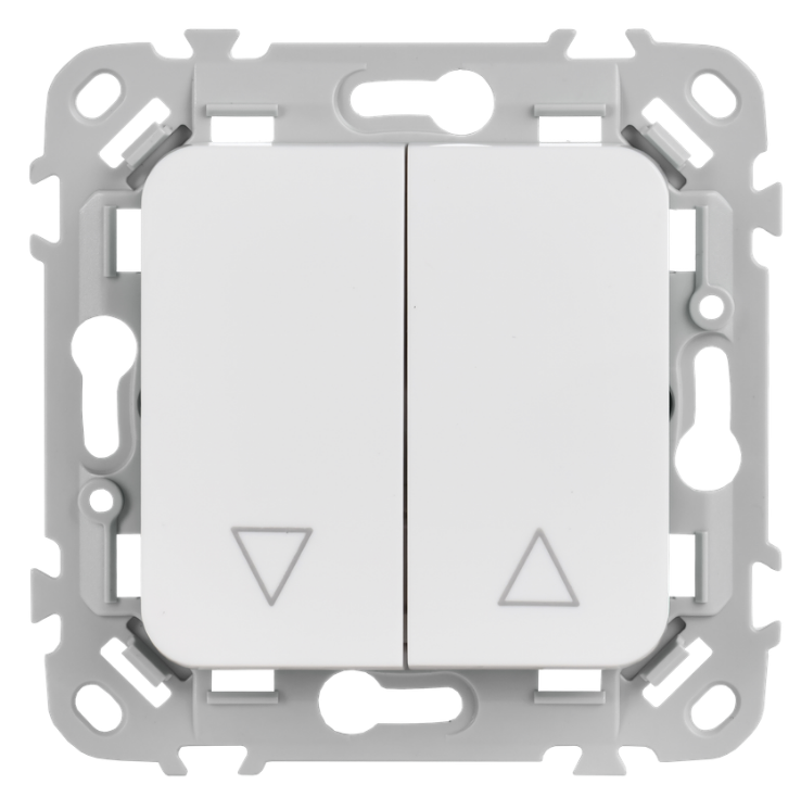 Выключатель двухклавишный IEK FI-V15-0-10-1-K01