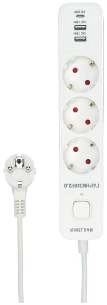 Сетевой фильтр Гарнизон EPS-3-CU2-W-2