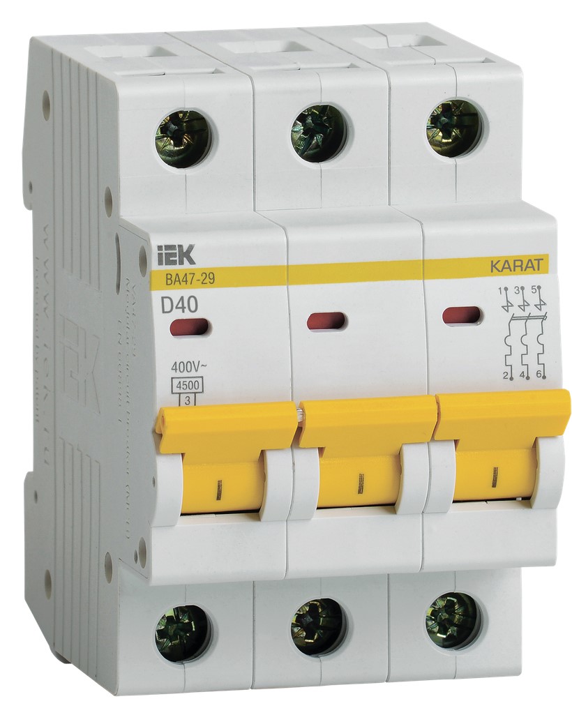 Автоматический выключатель IEK MVA20-3-040-D