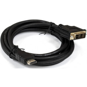 Кабель HDMI - DVI, 2м, ExeGate EX-CC-HDMIM-DVIM-2.0