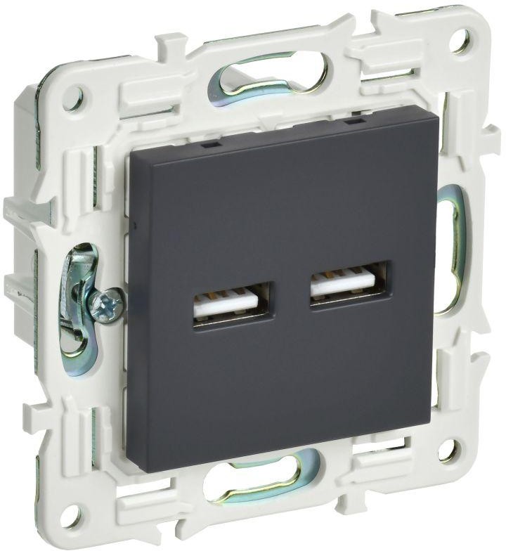 Розетка USB IEK SK-U21-D31-K53