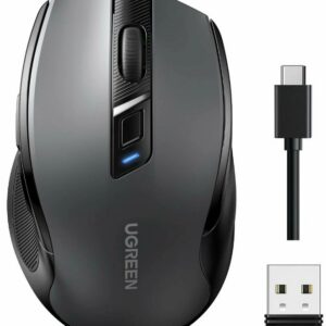 Оптическая светодиодная мышь UGreen MU006S, Черный, [85082_]