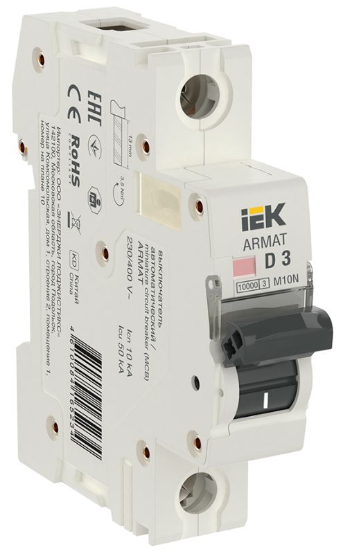 Автоматический выключатель IEK AR-M10N-1-D003