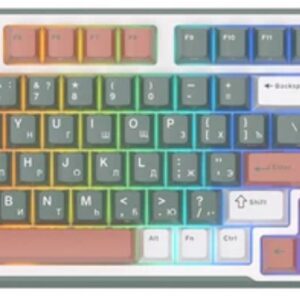Механическая клавиатура Royal Kludge RK-S98, USB, Bluetooth, Радиоканал, Белый, Серый [6935280823961]