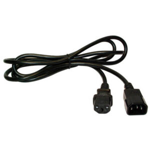 Кабель питания C13 - C14, 1м, Lanmaster LAN-PP13/14-1.0-BK