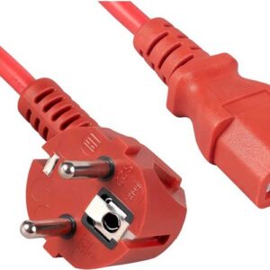 Кабель питания Cabeus PC-186-VDE-1.8M-RD