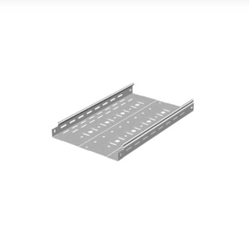Лоток листовой перфорированный Ostec ЛПМЗТ-300х50х3000-0,7-СЦ