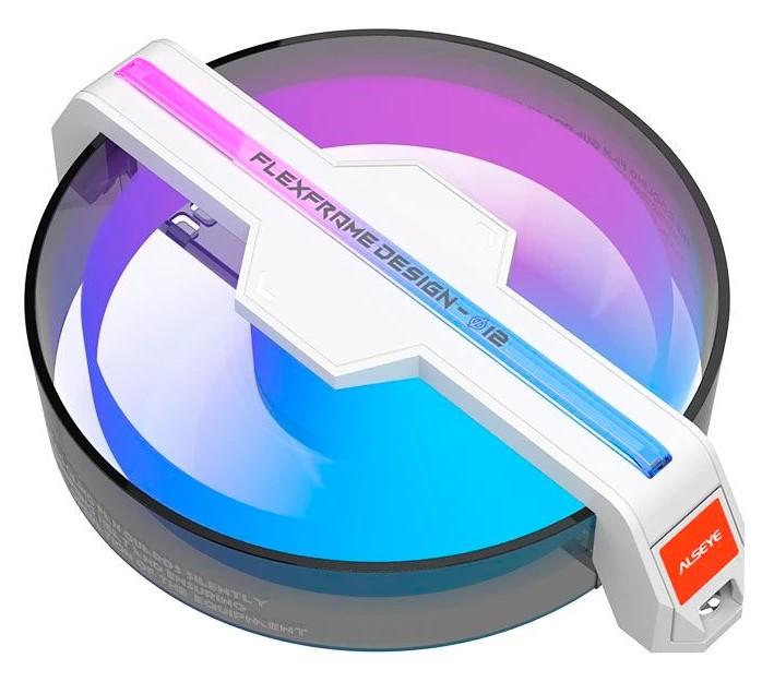 Вентилятор для корпуса ALSEYE Φ12(DM12)-W (Clear Frame)