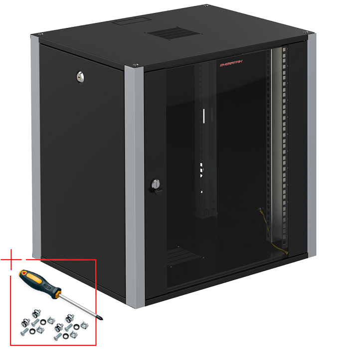 Шкаф настенный 19", 12U SYSMATRIX WP 6312.910