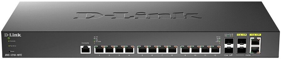 Коммутатор управляемый D-link DXS-1210-16TC/B2A
