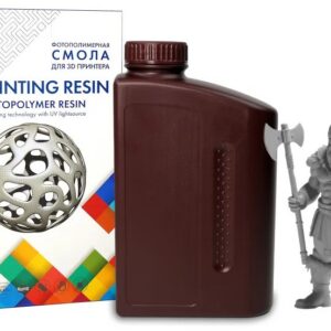 Фотополимерная смола NVP NV-3D-WATER-WASHABLE-RESIN-GREY