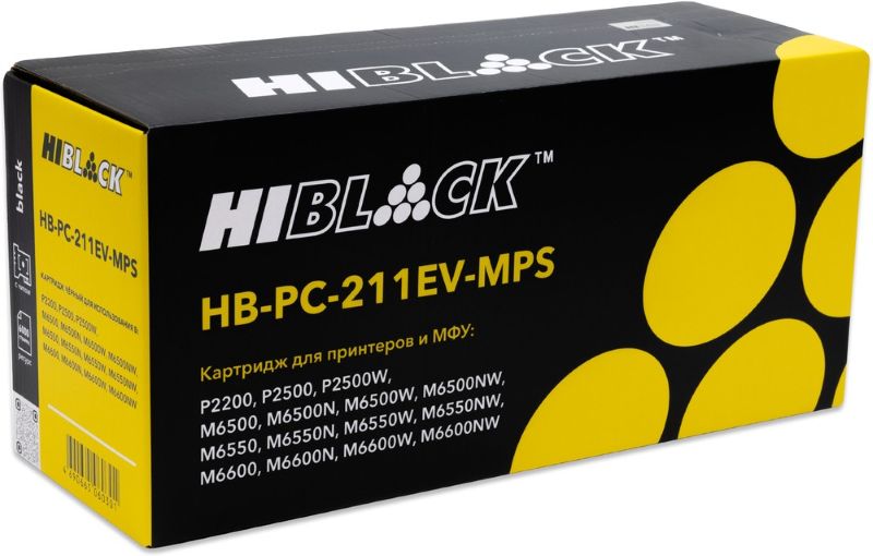 Тонер-картридж Hi-Black HB-PC-211EV-MPS Черный