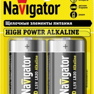 Батарейка Navigator NBT-NE-LR20-BP2