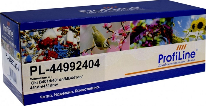 Тонер-картридж ProfiLine PL_44992404/44992402 Черный