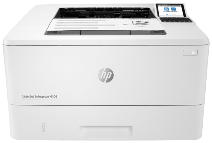 Лазерный принтер HP LaserJet Enterprise M406dn Монохромная, A4, USB