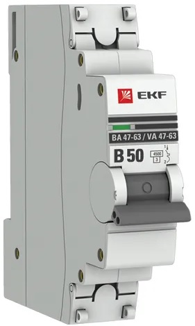 Автоматический выключатель EKF mcb4763-1-50B-pro