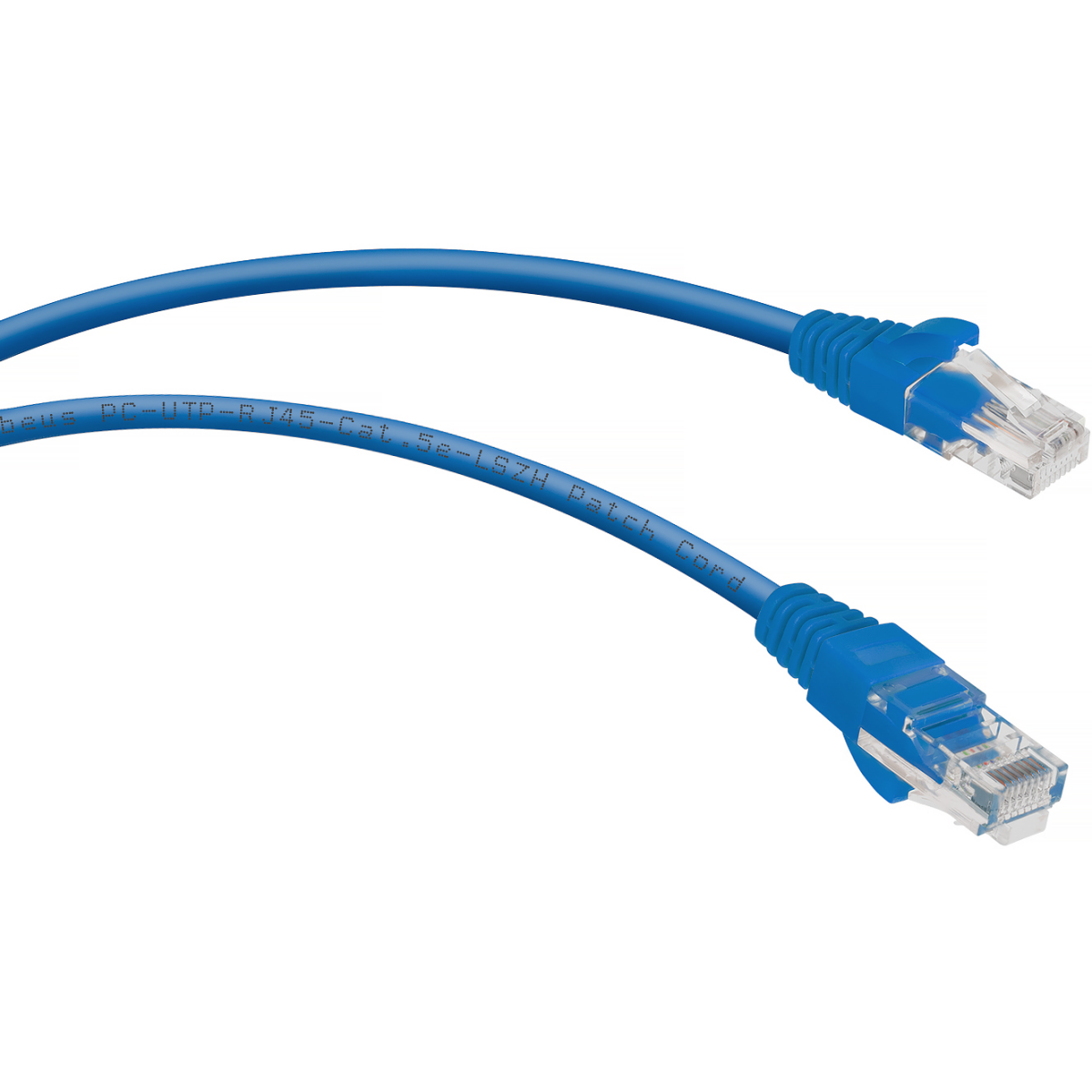 Кабель патч-корд U/UTP 5e кат. 5м Cabeus PC-UTP-RJ45-Cat.5e-5m-BL