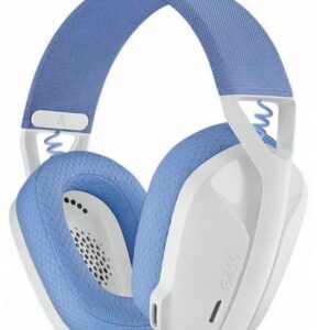 Беспроводные наушники Logitech G435, Bluetooth, Радиоканал, Охватывающие, Бело-синий, [981-001075]