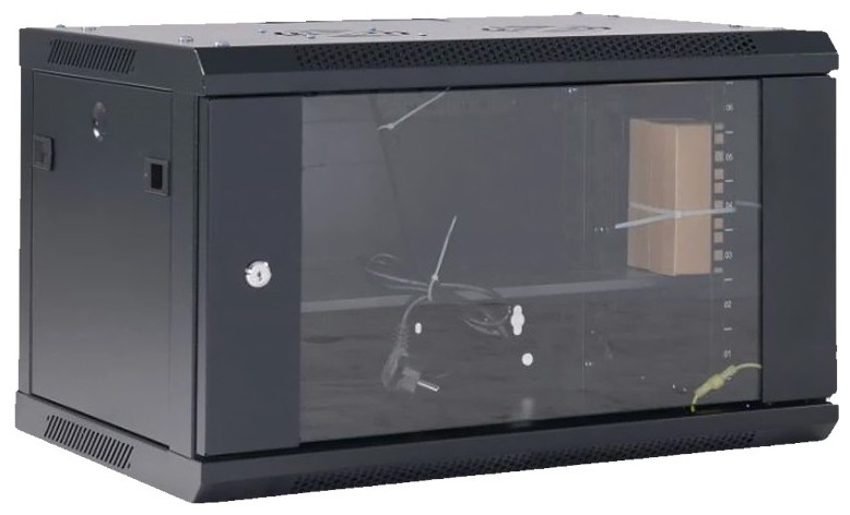 Шкаф настенный 19", 6U Rexant 04-0666-112