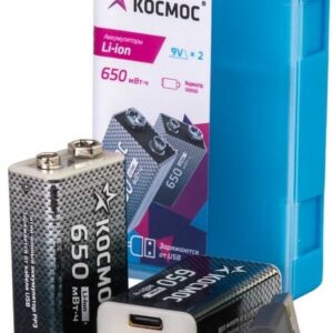 Аккумулятор Космос KOCLi9V650mAh2B