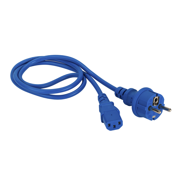 Кабель питания Lanmaster LAN-PP13/SH-0.5-BL