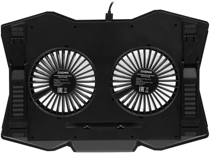Подставка для ноутбука Digma D-NCP180-2X110