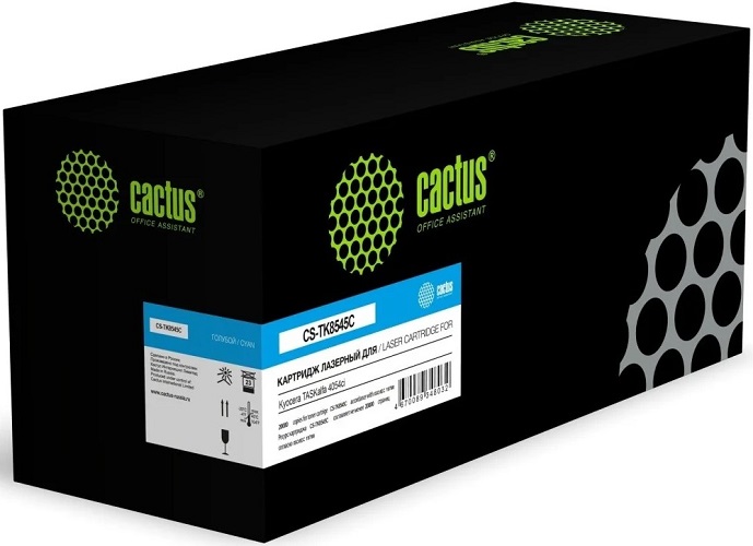 Тонер-картридж Cactus TK-8545C Голубой