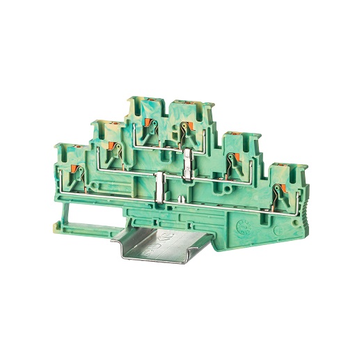 Клемма заземления DKC VPR-2.5-3L-PE-YG
