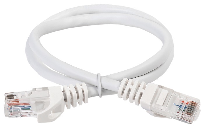 Кабель патч-корд U/UTP 5e кат. 0.5м ITK PC08-C5EU-05M