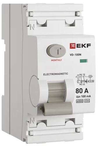 УЗО EKF E1026MA80100