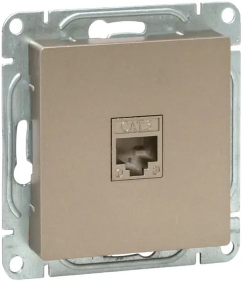 Розетка телефонная EKF UP1-SOC-RJ11