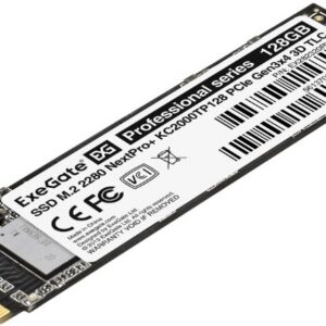 SSD накопитель 128 ГБ Exegate NextPro+ KC2000TP128, PCIe 3.0 x4, [EX282320RUS]