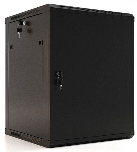Шкаф настенный 19", 6U Hyperline TWB-0645-SR-RAL9004