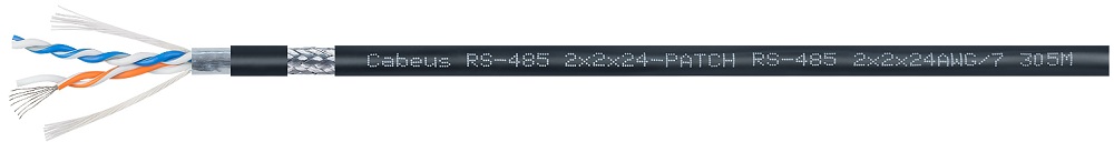 Кабель интерфейсный Cabeus RS-485 2x2x22AWG/7