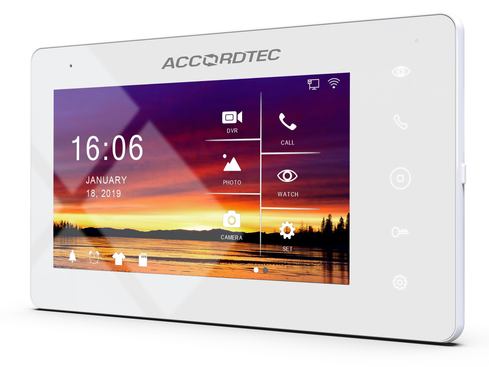Видеодомофон AccordTec AT-VD 710W WH