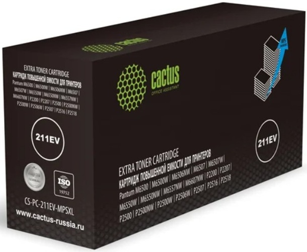 Тонер-картридж Cactus CS-PC-211EV-MPSXL Черный