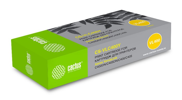 Тонер-картридж Cactus CS-VLC400YRU Желтый