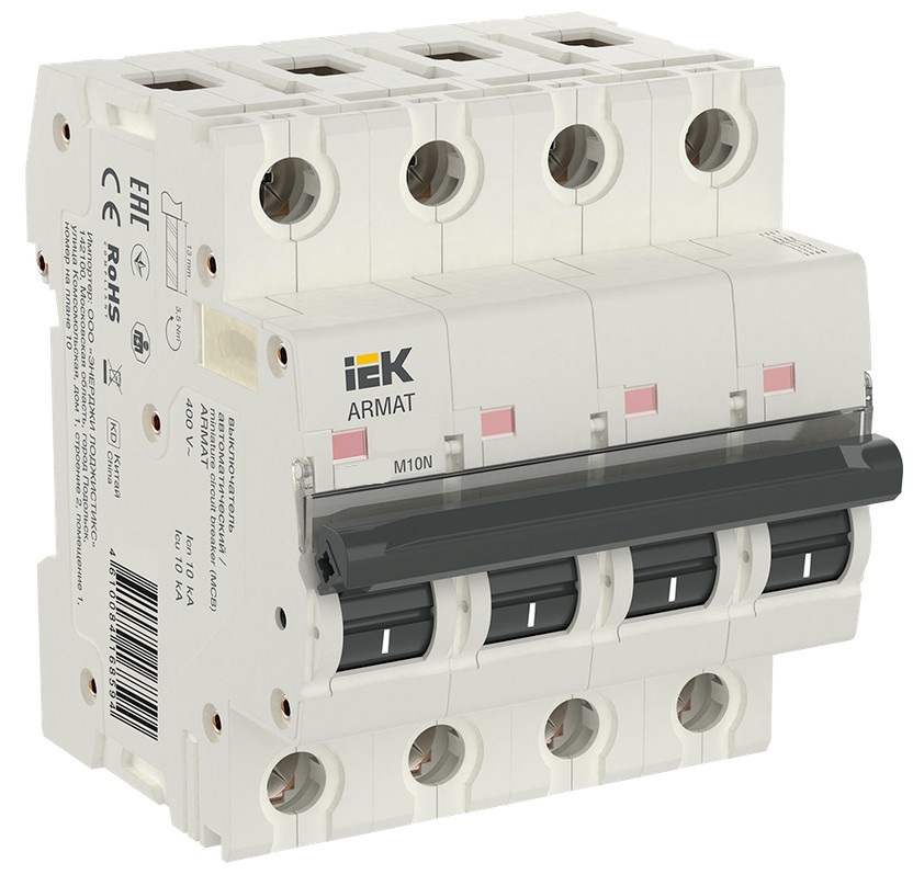 Автоматический выключатель IEK AR-M10N-4-D020