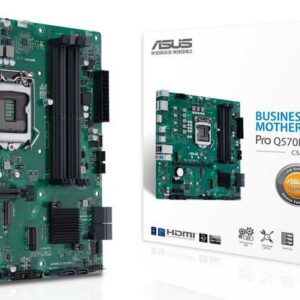 Материнская плата ASUS PRO Q570M-C/CSM, LGA1200, Intel Q570, mATX