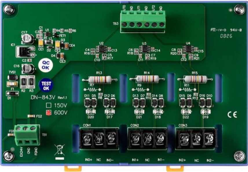 Плата ICP DAS DN-843V-600V