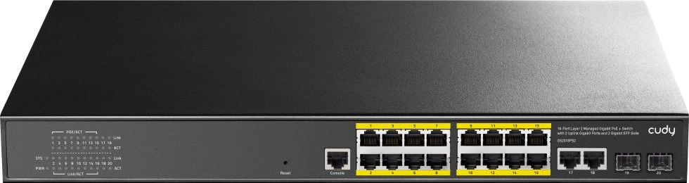 Коммутатор управляемый Cudy GS2018PS2-200W
