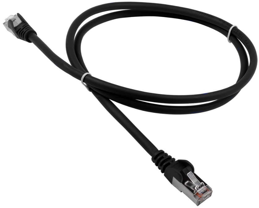 Кабель патч-корд F/UTP 5e кат. 15м Lanmaster LAN-PC45/S5E-15-BK