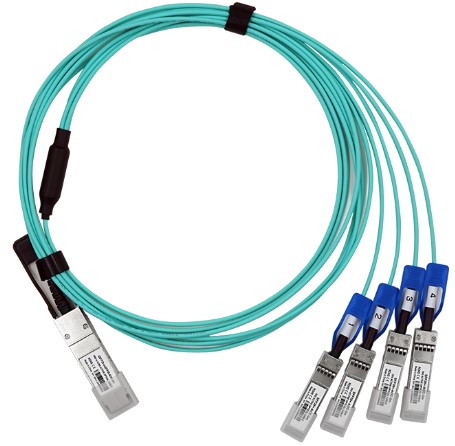 Соединитель Optiset QSFP28-4xSFP28-AOC-3