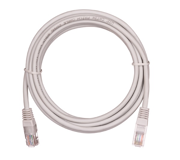 Кабель патч-корд U/UTP 5e кат. 2м Netlan EC-PC4UD55B-BC-LSZH-020-GY-10