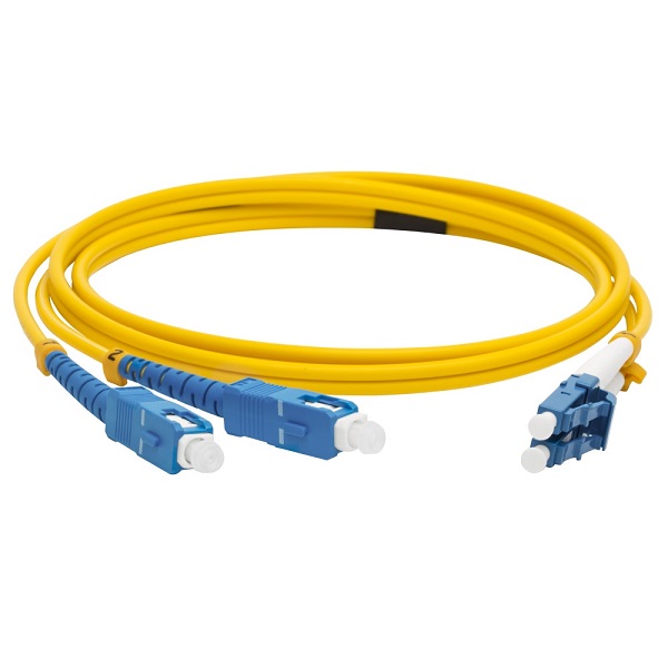 Кабель патч-корд волоконно-оптический Lanmaster LAN-2LC-2SC/SU-3.0