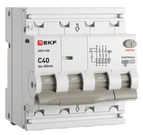 Автомат дифференциальный EKF D63N46E40C300