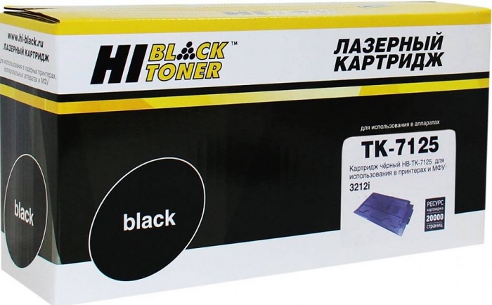Тонер-картридж Hi-Black HB-TK-7125 Черный