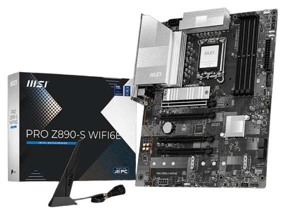 Материнская плата MSI PRO Z890-S WIFI6E, LGA1851, Intel Z890, ATX
